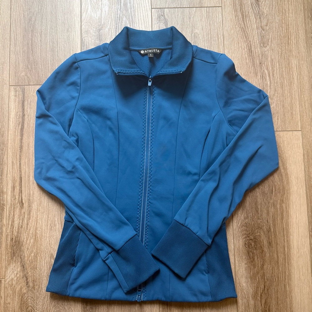 Athleta Women's Ridge Jacket in Peacock Blue size Small